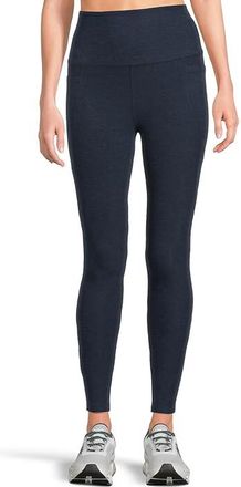 Beyond Yoga Spacedye Out Of Pocket High-Waisted Midi Legging Womens Casual Pants Nocturnal Navy : XS (US Womens 2-4) 24, Polyester/Spandex