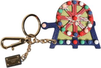 Dolce & Gabbana Multicolor Carretto Sleutelhanger - Dames - Sleutelhangers & Tashangers - Veelkleurig - ONE Size - Leer - Accessoires
