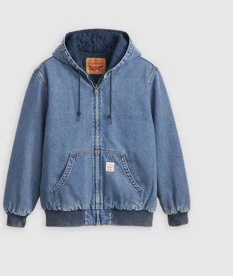 Levi's Potrero Denim Hoodie - Mens - XL - Blue