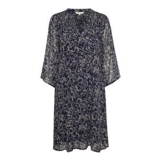 Part Two Dark Navy Scattered Flower Dress - female - Part Two - Short Dresses - Black - 2XS - Dresses