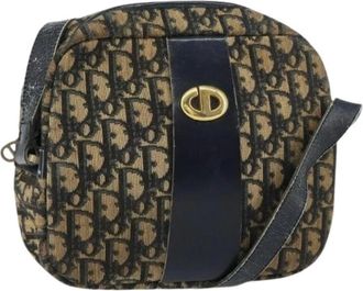 Dior Pre-owned Cross Body Bags, female, Multicolor, Size: ONE SIZE Pre-owned Canvas Shoulder Bag