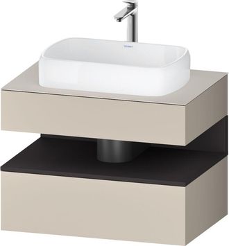 Duravit Duravit Qatego Consola Mueble Bajo Lavabo, 1 Extra&iacute;ble, 1 Caj&oacute;n