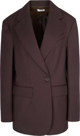 P.A.R.O.S.H. single-button blazer - Brown