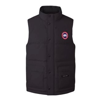Canada Goose Vests, male, Black, Size: XL Freestyle Crew