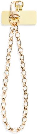 Chelsea28 Chain Link Phone Wrist Strap in Gold at Nordstrom