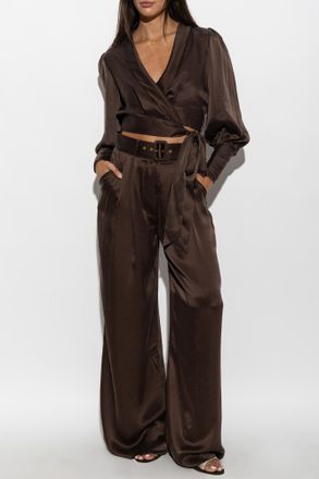 Zimmermann Silk With Tie, Womens, Brown