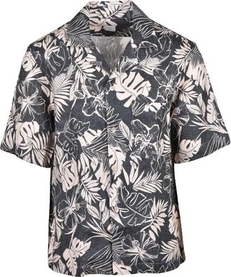 Eleventy Black Linen Shirt