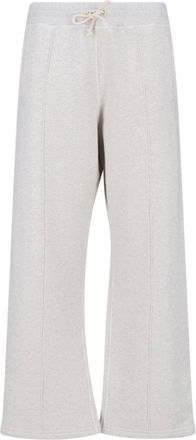 Golden Goose Cropped Wide-Leg Trousers with Drawstring Waistband