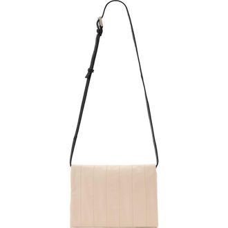 AllSaints Uma Leather Crossbody Bag in Gypsum White at Nordstrom