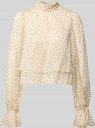 Mango Regular Fit Bluse im Stufen-Look Modell LURDES in Offwhite, Gr&ouml;&szlig;e L