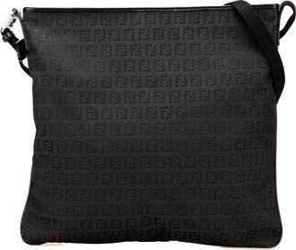 Fendi Pre-owned Fendi Zucchino Canvas Crossbody Ladies 2477 8BT080 JQ5 049