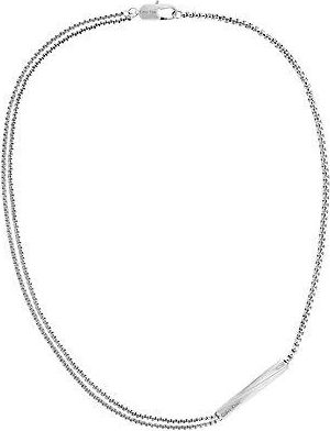 Calvin Klein Collar de cadena asim&eacute;trica - Iconic ID