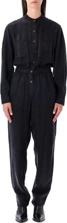 Isabel Marant Marant étoile Black Buttoned Jumpsuit