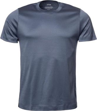 Eton Tops, Heren, Blauw, S, Katoen, Tops