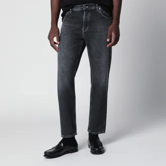 Pantaloni Torino Jeans grigio scuro slavato