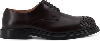 Bottega Veneta James Leather Lace-up Shoe
