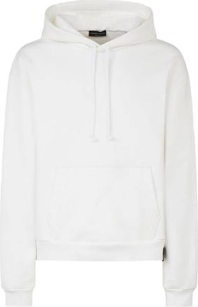 Giuseppe Zanotti Felpa con cappuccio e logo - Bianco