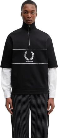 Fred Perry Uomo, Felpe, Nero, M, new