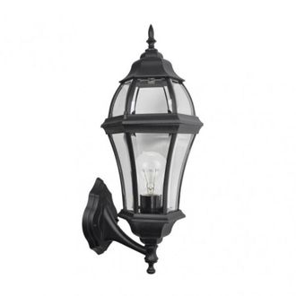 Fabrilamp Fabrilamp - Aplique Exterior Aluminio Becrux 1xe27 Negro Ip44 59,5x25x26 Cm