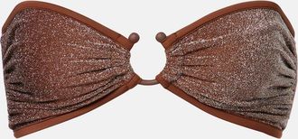 Johanna Ortiz Top bikini con lam&eacute;