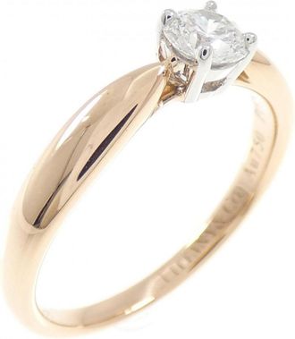 Tiffany & Co. Pink Gold (18K) Platinum 950 Band Ring (Pre-Owned)