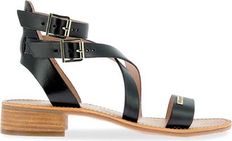 Les Tropeziennes Sandalen in leer met kleine hak Hocean