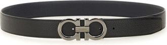 Ferragamo Cintura Reversibile Gancini