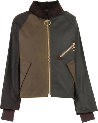 Barbour Giacca Arlene cerata - Verde