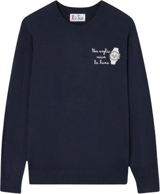 MC2 Saint Barth Maglione Heron Light Embry - - Knitwear - Uomo - Blu - M