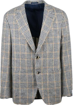 Caruso Stondata Blazer - Heren - Blazers - Veelkleurig - 2XL - Wol - Jassen