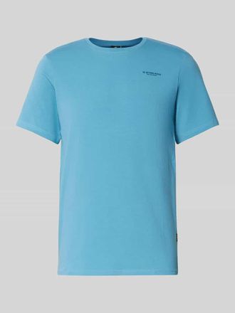 G-Star G-Star RAW Slim Fit T-Shirt mit Label-Print in Aqua, Gr&ouml;&szlig;e XXL