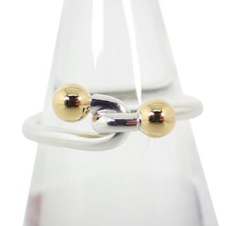 Tiffany & Co. Yellow Gold (18K) Sterling Silver 925 Band Ring (Pre-Owned)