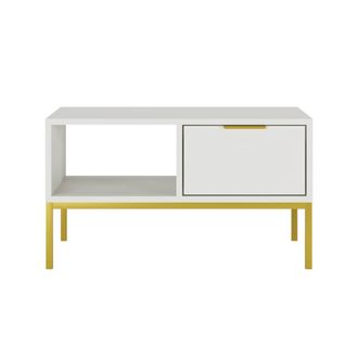 Petits Meubles Mesa de centro 80 cm estratificado Blanco