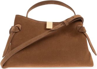 Yuzefi Handtas Gyoza - Dames - Handtassen - Beige - ONE Size - Su&egrave;de - Tassen