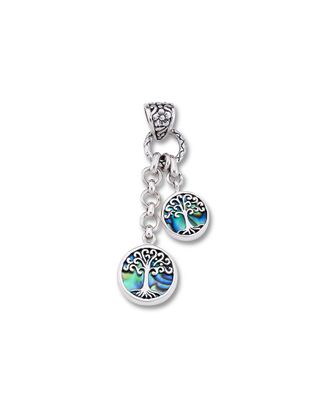 Samuel B. Silver Abalone Tree Of Life Pendant