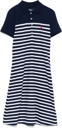 Polo Ralph Lauren Abito corto a righe - Blu