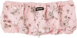 Miu Miu Strapless blouse - Roze