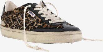 Golden Goose Niedrige Sneakers mit Leopardenprint Soul Star