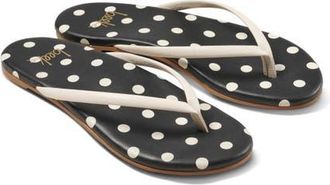 beek Sunbeam Flip Flop in Vanilla/black at Nordstrom, Size 10