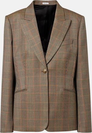 Alexander McQueen Blazer Country Check in lana