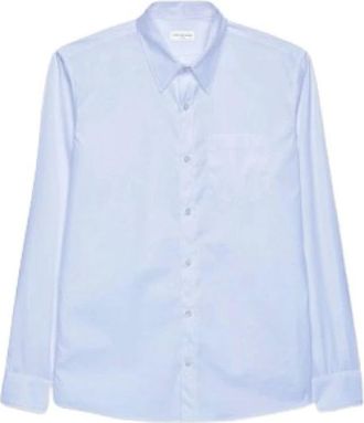 Dries Van Noten Clavini Shirt - Dames - Overhemden - Blauw - S - Katoen - Overhemden