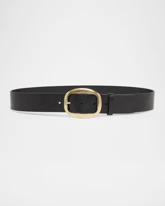 Isabel Marant Dara Large Buckle Leather Belt
