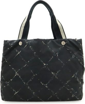 Chanel Color Nylon Shoulder Bag Tote Bag (Pre-Owned)