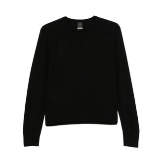 Pinko Lourdes - female - PINKO - Round-neck Knitwear - Black - S - Knitwear