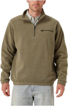 For&eacute;t Groene Half Zip Sweatshirt voor Mannen - Heren - Coltruien - Groen - XL - Truien & Vesten