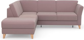 Sit&more Ecksofa »Visby L-Form« Wahlweise mit Bettfunktion und Stauraum, frei im Raum stellbar