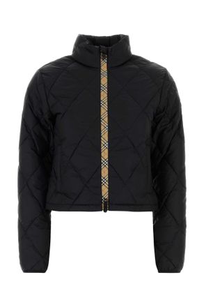 Burberry Quilted Nylon Down Jacket - Black