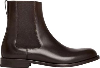 Scarosso Elliot Chelsea Boots - Heren - Chelseaboots - Bruin - 47 EU - Leer - Schoenen
