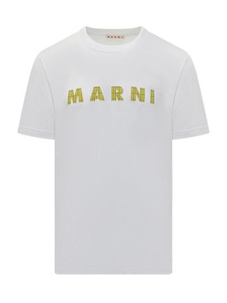 Marni White Logo T-Shirt