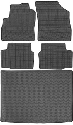 OEM Juego De Alfombrillas De Goma Para Coche Y Maletero Para Opel Astra V K Hatchback (2015-2021)